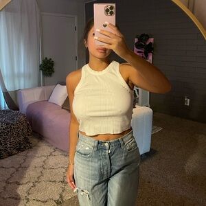 Aerie cotton crop top